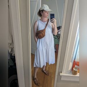 Sans Souci White Tiered Dress